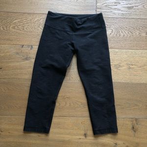 Lululemon “denim” crop leggings